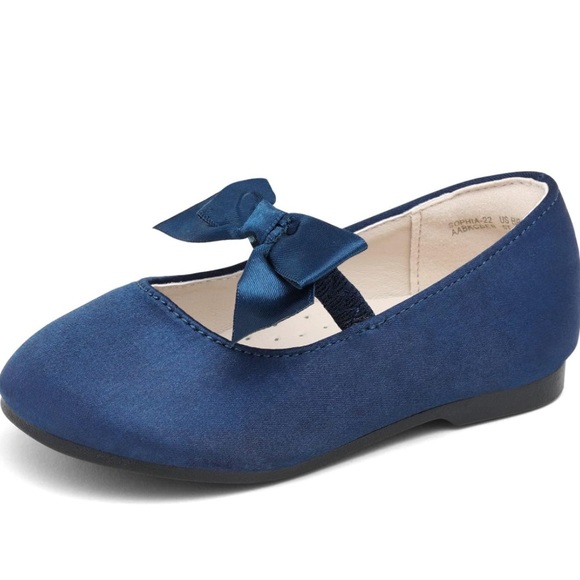 DREAM PAIRS Girls Dress Shoes Bowknot Ballet Shoes size 3 - Picture 2 of 8